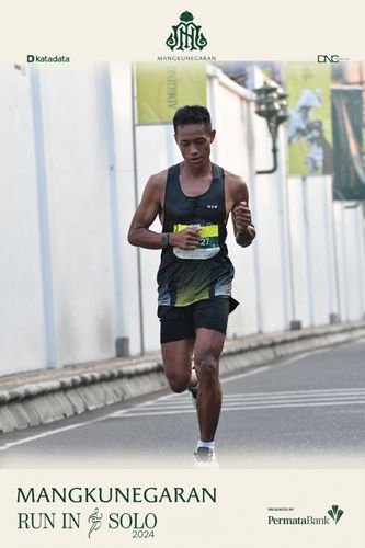 Race photo from Mangkunegaran Run 2024