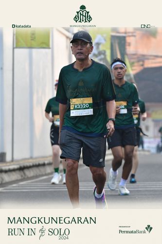Race photo from Mangkunegaran Run 2024