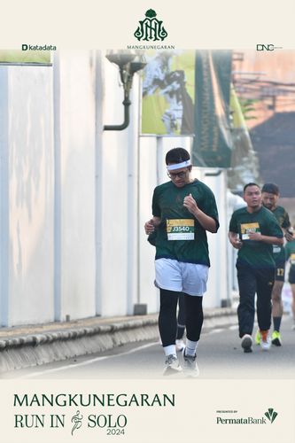 Race photo from Mangkunegaran Run 2024