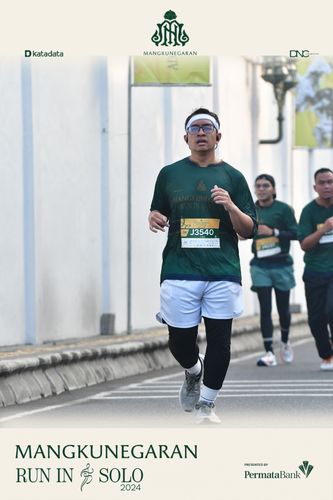 Race photo from Mangkunegaran Run 2024