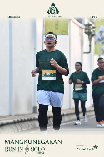 Race photo from Mangkunegaran Run 2024
