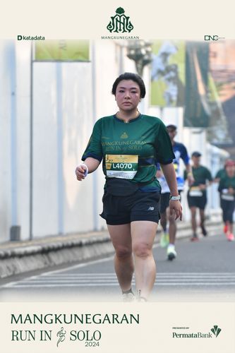 Race photo from Mangkunegaran Run 2024