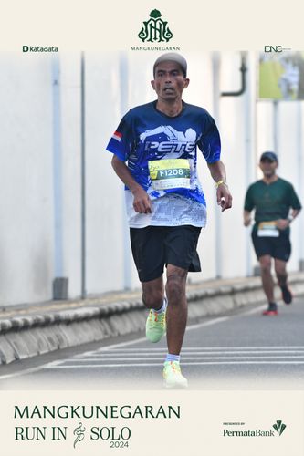 Race photo from Mangkunegaran Run 2024