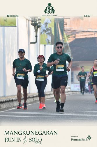 Race photo from Mangkunegaran Run 2024