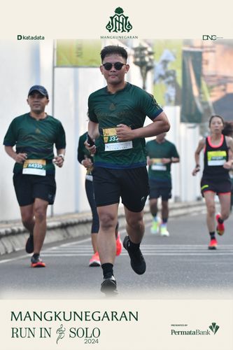 Race photo from Mangkunegaran Run 2024