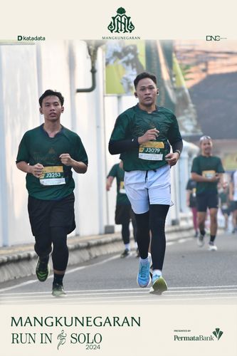 Race photo from Mangkunegaran Run 2024