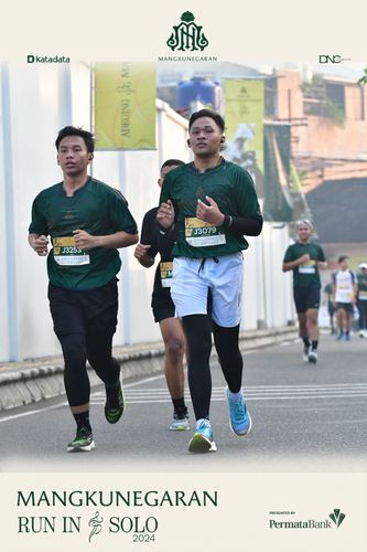 Race photo from Mangkunegaran Run 2024