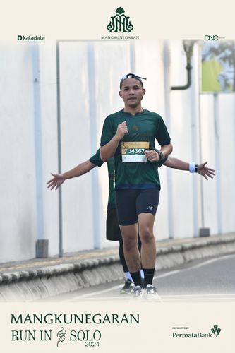 Race photo from Mangkunegaran Run 2024
