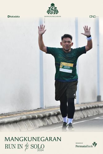 Race photo from Mangkunegaran Run 2024