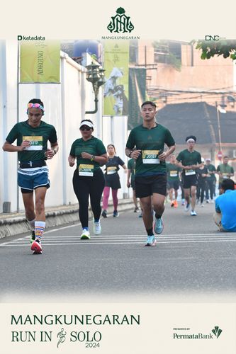 Race photo from Mangkunegaran Run 2024