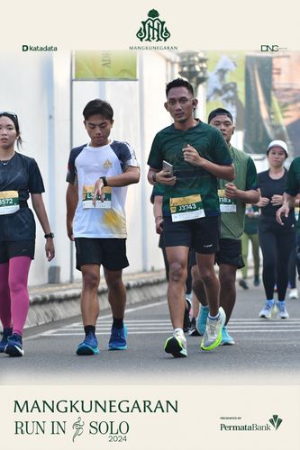 Race photo from Mangkunegaran Run 2024