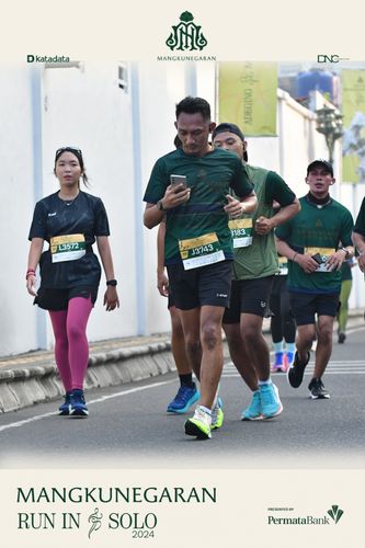 Race photo from Mangkunegaran Run 2024