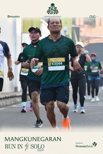 Race photo from Mangkunegaran Run 2024