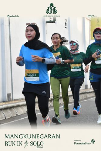 Race photo from Mangkunegaran Run 2024