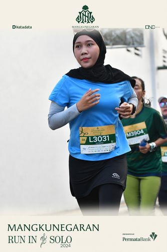 Race photo from Mangkunegaran Run 2024