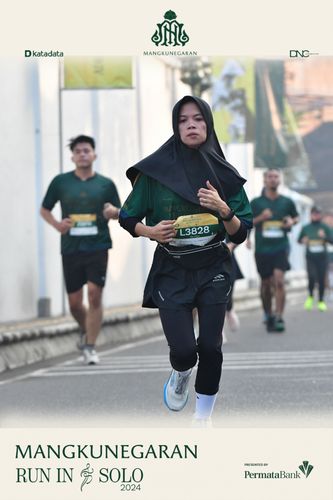 Race photo from Mangkunegaran Run 2024