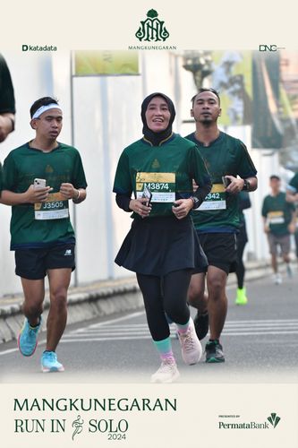 Race photo from Mangkunegaran Run 2024