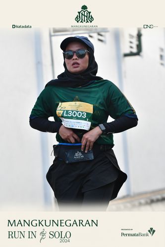 Race photo from Mangkunegaran Run 2024
