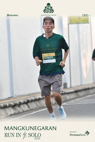 Race photo from Mangkunegaran Run 2024