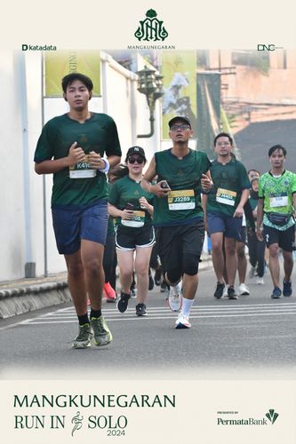 Race photo from Mangkunegaran Run 2024