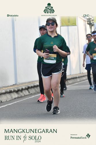 Race photo from Mangkunegaran Run 2024