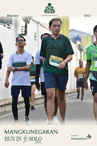 Race photo from Mangkunegaran Run 2024