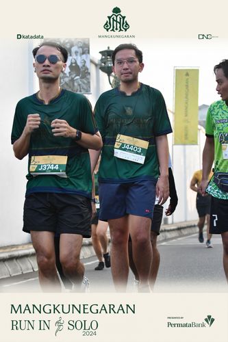 Race photo from Mangkunegaran Run 2024