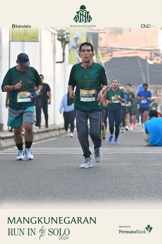 Race photo from Mangkunegaran Run 2024