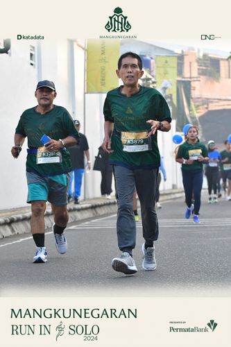 Race photo from Mangkunegaran Run 2024