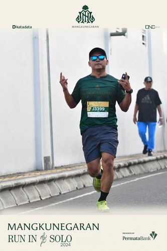 Race photo from Mangkunegaran Run 2024