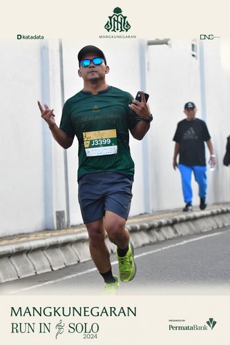 Race photo from Mangkunegaran Run 2024