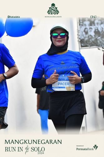 Race photo from Mangkunegaran Run 2024