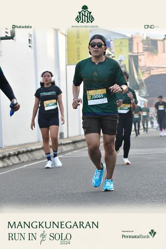 Race photo from Mangkunegaran Run 2024