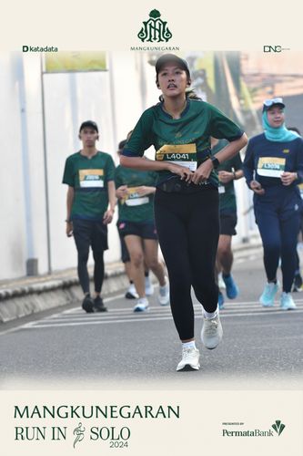 Race photo from Mangkunegaran Run 2024