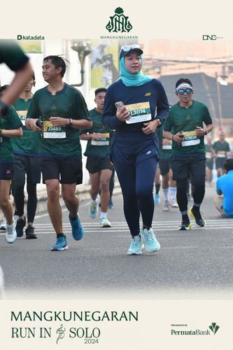 Race photo from Mangkunegaran Run 2024