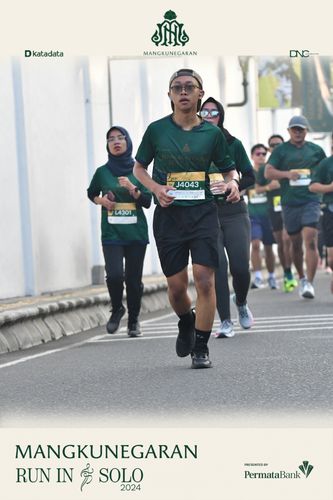 Race photo from Mangkunegaran Run 2024