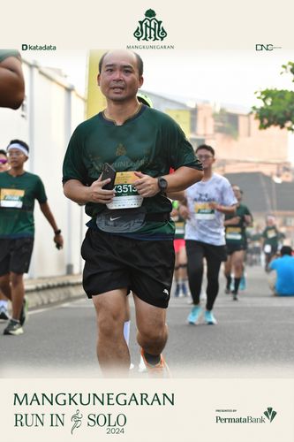 Race photo from Mangkunegaran Run 2024