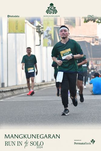 Race photo from Mangkunegaran Run 2024