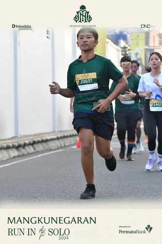 Race photo from Mangkunegaran Run 2024