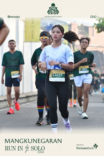 Race photo from Mangkunegaran Run 2024