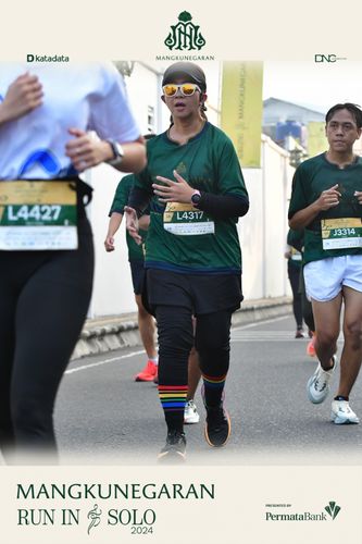 Race photo from Mangkunegaran Run 2024