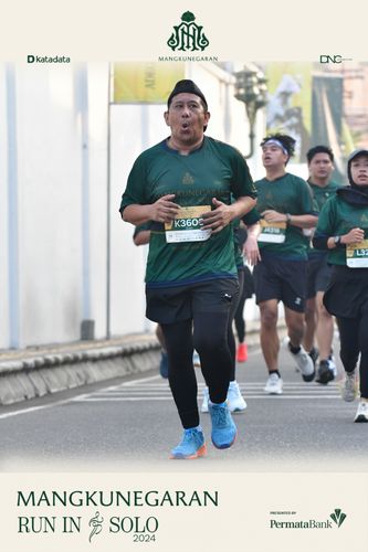 Race photo from Mangkunegaran Run 2024
