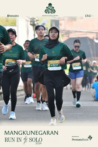 Race photo from Mangkunegaran Run 2024