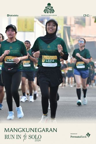 Race photo from Mangkunegaran Run 2024