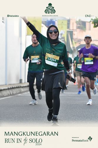 Race photo from Mangkunegaran Run 2024