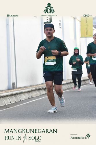 Race photo from Mangkunegaran Run 2024