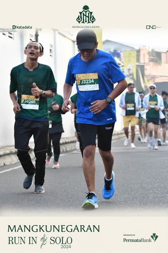 Race photo from Mangkunegaran Run 2024