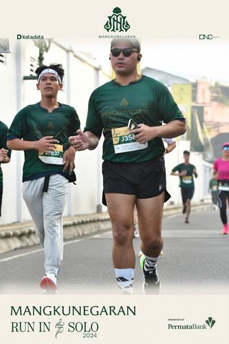Race photo from Mangkunegaran Run 2024