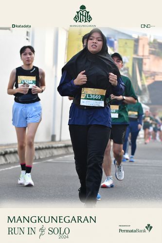 Race photo from Mangkunegaran Run 2024