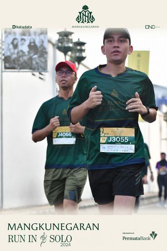 Race photo from Mangkunegaran Run 2024